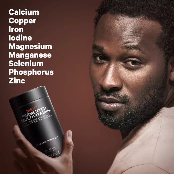 Codeage Men's Fermented Multivitamin, Formula Completa Pentru Sanatatea Intregului Organism, 120 Cps Codeage Men's Fermented Multivitamin, Formula Completa Pentru Sanatatea Intregului Organism, 120 Cps