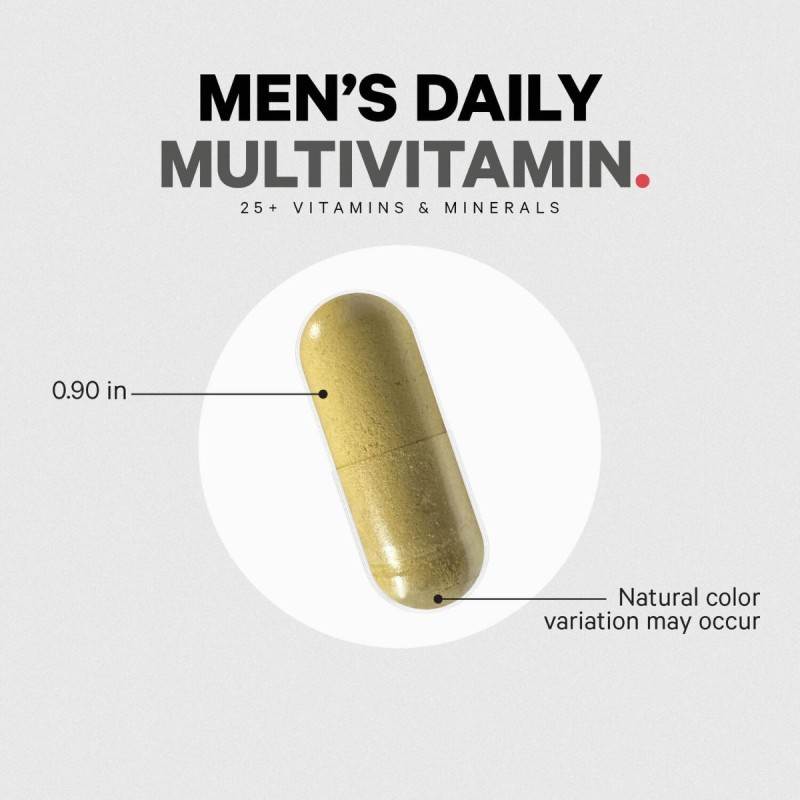 Codeage Men's Fermented Multivitamin, Formula Completa Pentru Sanatatea Intregului Organism, 120 Cps