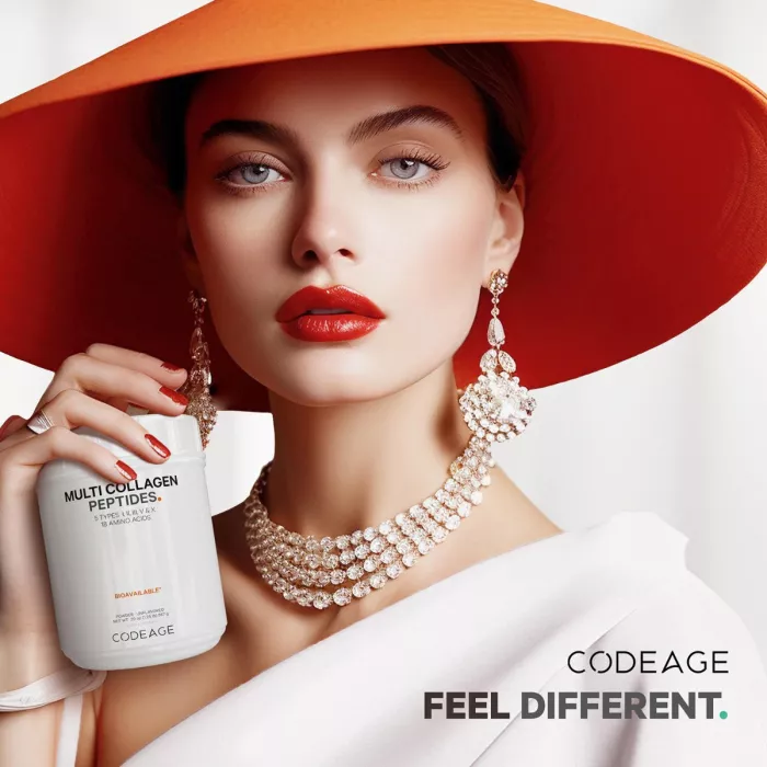 Codeage Hydrolyzed Multi Collagen - 5 Types Collagen Peptides, Colagen Hidrolizat Din 5 Surse Sub Forma De Peptide, Fara Aroma, 567 G Codeage Hydrolyzed Multi Collagen - 5 Types Collagen Peptides, Colagen Hidrolizat Din 5 Surse Sub Forma De Peptide, Fara Aroma, 567 G