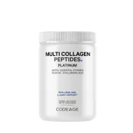 Codeage Platinum Multi Collagen Peptides, Peptide De Colagen Cu Biotina, Keratina Si Acid Hialuronic, 323 G