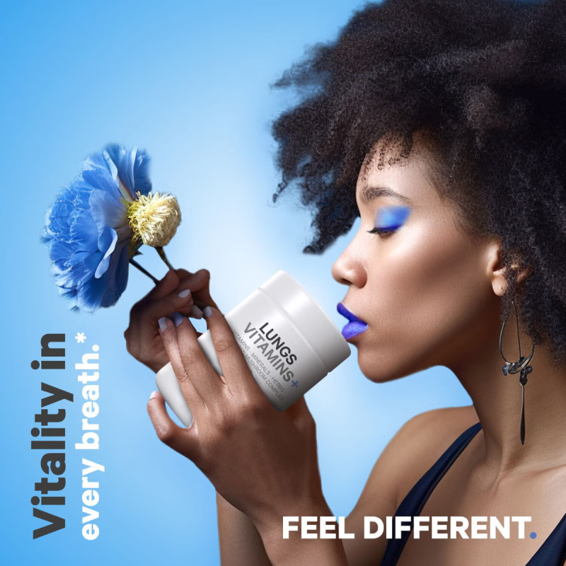 Codeage Lungs Vitamins, Formula Complexa Pentru Imbunatatirea Respiratiei, 90 Cps