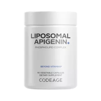 Codeage Liposomal Apigenin 50 Mg , Flavonoid Natural Pentru Sustinerea Relaxarii, Somnului Si Sanatatii Celulare, 90 Cps