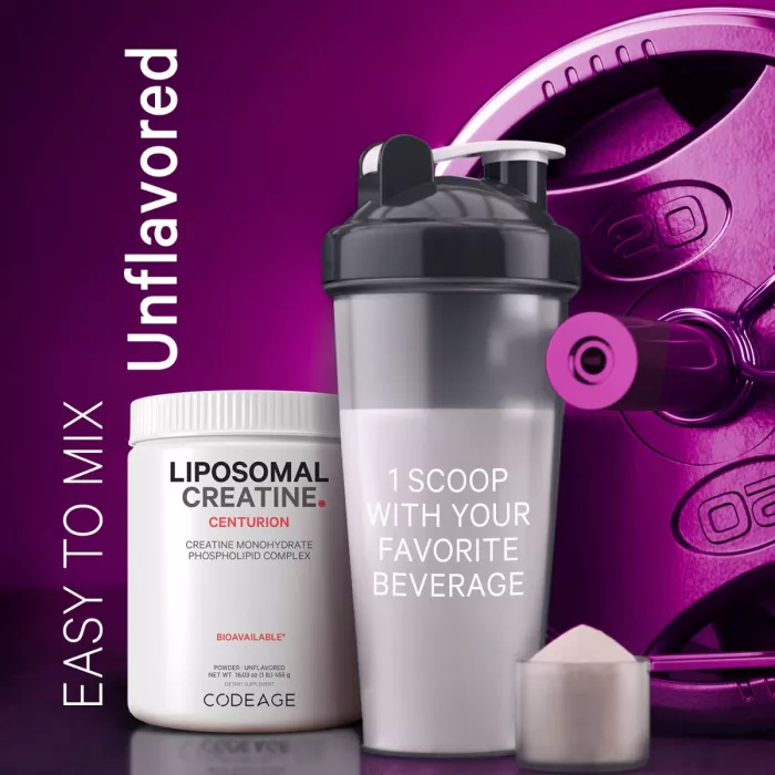 Codeage Liposomal Creatine Monohydrate, Creatina Monohidrata Lipozomala, 455 G Codeage Liposomal Creatine Monohydrate, Creatina Monohidrata Lipozomala, 455 G