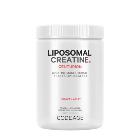 Codeage Liposomal Creatine Monohydrate, Creatina Monohidrata Lipozomala, 455 G