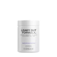 Codeage Leaky Gut Supplement - L-glutamine, Prebiotics, Probiotics, Postbiotic, Formula Avansata Pentru Sanatatea Intestinala, 60 Cps Codeage Leaky Gut Supplement - L-glutamine, Prebiotics, Probiotics, Postbiotic, Formula Avansata Pentru Sanatatea Intestinala, 60 Cps
