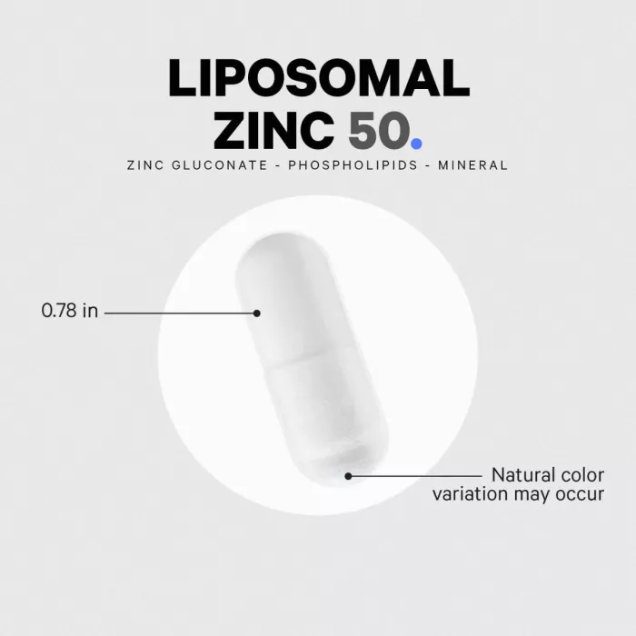 Codeage Liposomal Zinc 50+, Zinc Lipozomal 50+ Complex De Fosfolipide, 100 Cps Codeage Liposomal Zinc 50+, Zinc Lipozomal 50+ Complex De Fosfolipide, 100 Cps