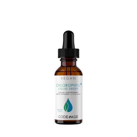 Codeage Chlorophyll Liquid Drops, Clorofila Lichida Cu Aroma De Menta, 60 Ml