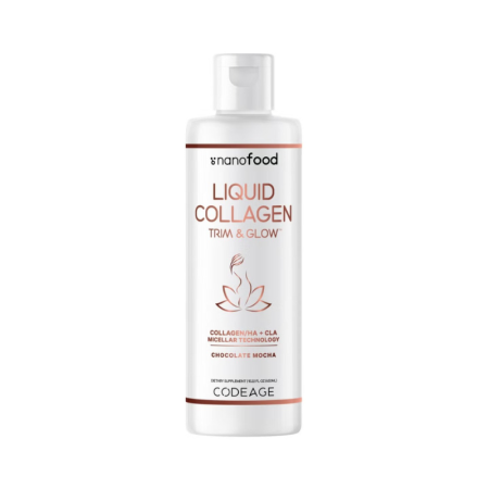 Codeage Trim & Glow, Formula Completa Pentru Frumusete Si Vitalitate Cu Aroma De Chocolate Mocha, 450 Ml