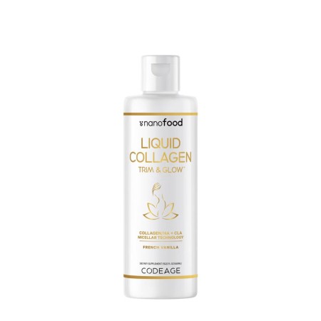 Codeage Trim & Glow, Formula Inovatoare Pentru Gestionarea Greutatii Si Frumusetea Pielii Cu Aroma De Vanilie Frantuzeasca, 450 Ml