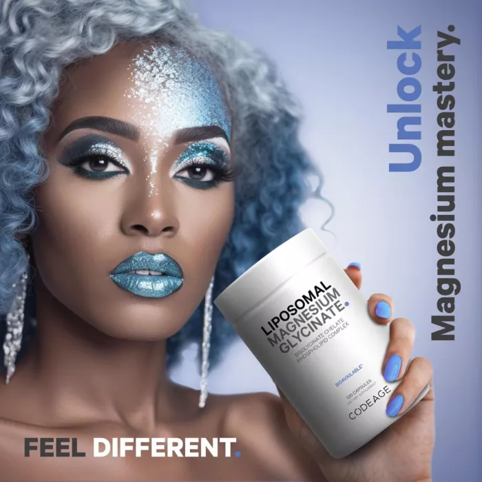 Codeage Liposomal Magnesium Glycinate, Magneziu Bisglicinat Lipozomal Cu Bioperine - Formula Avansata Pentru Absorbtie Superioara, 120 Cps Codeage Liposomal Magnesium Glycinate, Magneziu Bisglicinat Lipozomal Cu Bioperine - Formula Avansata Pentru Absorbtie Superioara, 120 Cps