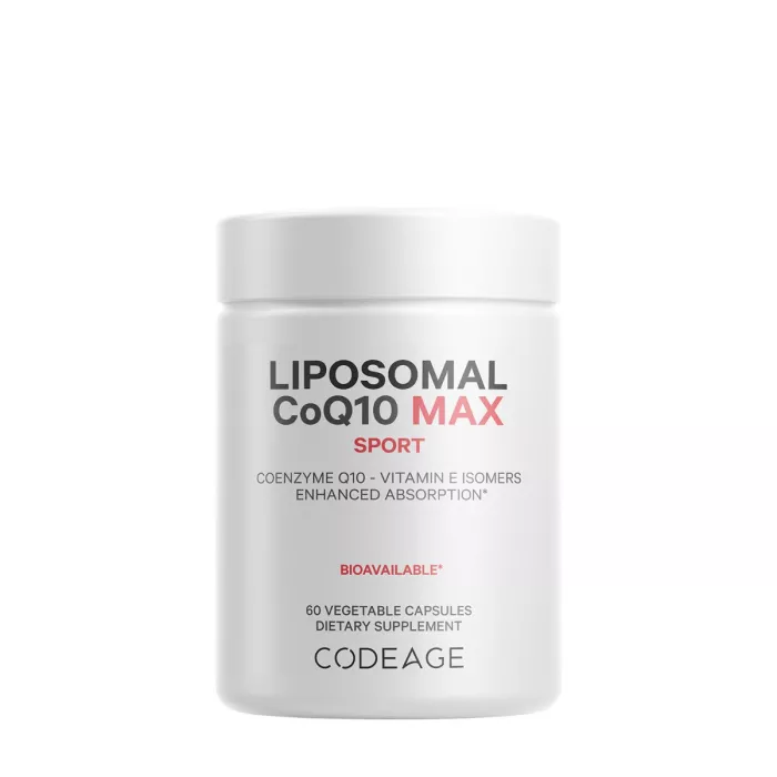 Codeage Liposomal Coq10 Max, Coenzima Q-10 Lipozomala, 60 Cps Codeage Liposomal Coq10 Max, Coenzima Q-10 Lipozomala, 60 Cps