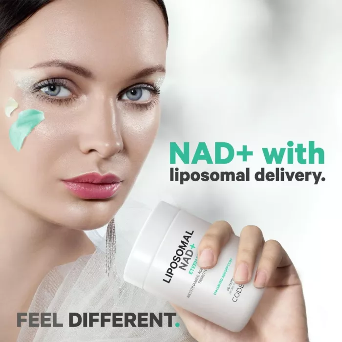 Codeage Liposomal Nad+ Eternal, Nicotinamide Adenine Dinucleotide, Nad+ Liposomal Cu Betaina Tmg, 60 Cps Codeage Liposomal Nad+ Eternal, Nicotinamide Adenine Dinucleotide, Nad+ Liposomal Cu Betaina Tmg, 60 Cps