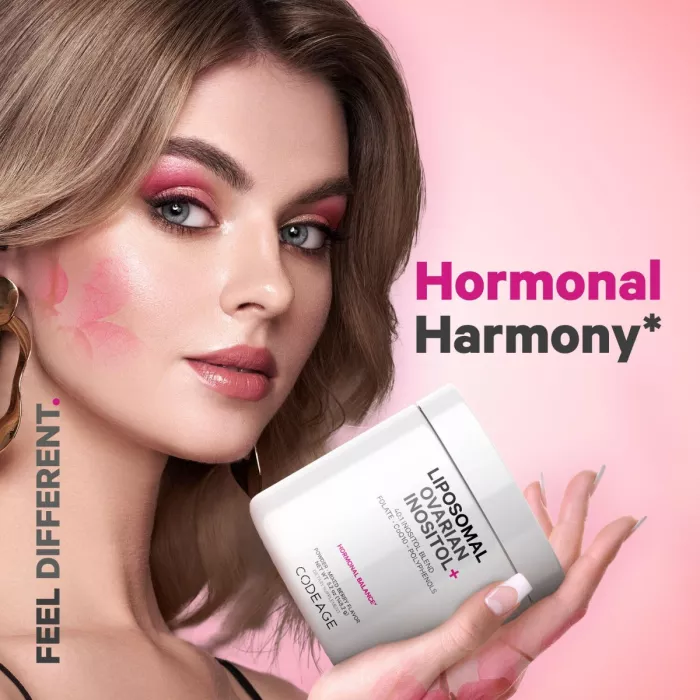 Codeage Liposomal Ovarian Inositol+ - Mixed Berry , Myo-inozitol Ovarian Cu Coenzima Q10 Cu Aroma De Fructe De Padure, 148.2 G Codeage Liposomal Ovarian Inositol+ - Mixed Berry , Myo-inozitol Ovarian Cu Coenzima Q10 Cu Aroma De Fructe De Padure, 148.2 G