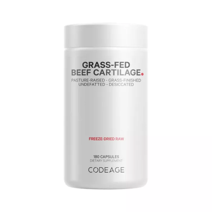 Codeage Grass-fed Beef Cartilage, Formula Pentru Sanatatea Articulatiilor Si Mobilitate, 180 Cps