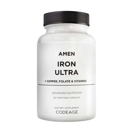 Codeage Amen Iron Ultra, Formula Cu Fier Si Vitamine, 60 Cps