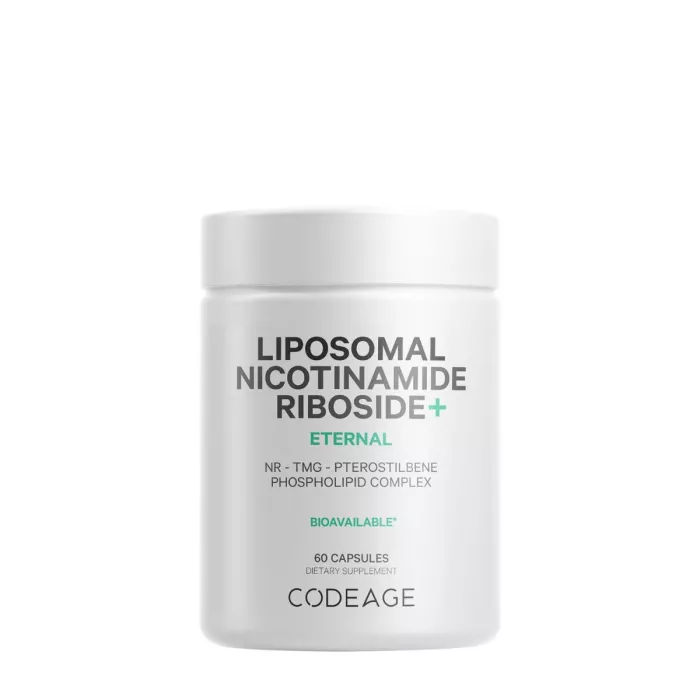 Codeage Liposomal Nicotinamide Riboside+, Nr+ Nicotinamida Lipozomala Ribozida + Tmg Si Pterostilben, 60 Cps Codeage Liposomal Nicotinamide Riboside+, Nr+ Nicotinamida Lipozomala Ribozida + Tmg Si Pterostilben, 60 Cps