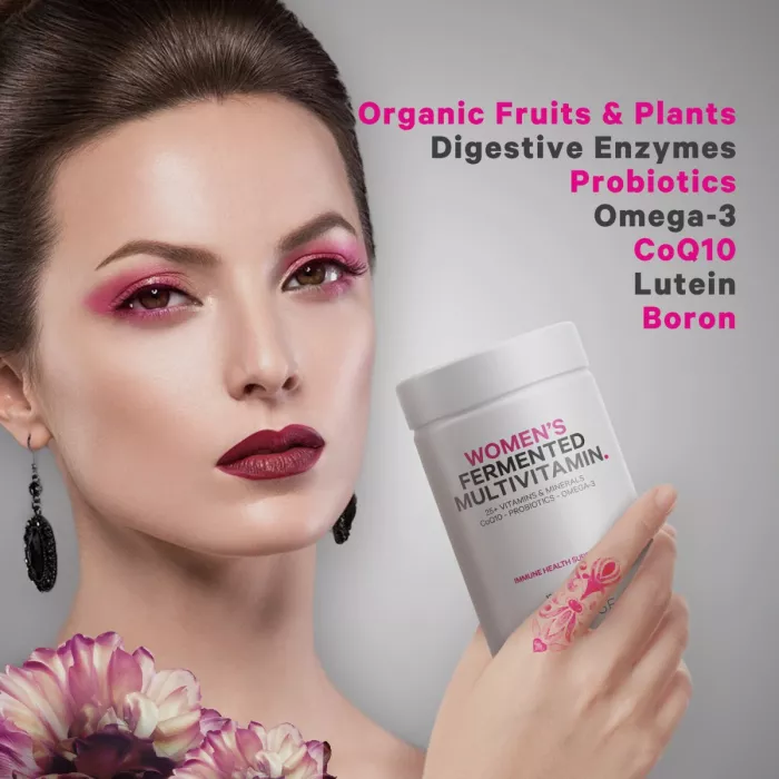 Codeage Women’s Fermented Multivitamin, Multivitamine Fermentate Pentru Femei Cu Coq10, Probiotice, Omega 3, 120 Cps Codeage Women’s Fermented Multivitamin, Multivitamine Fermentate Pentru Femei Cu Coq10, Probiotice, Omega 3, 120 Cps