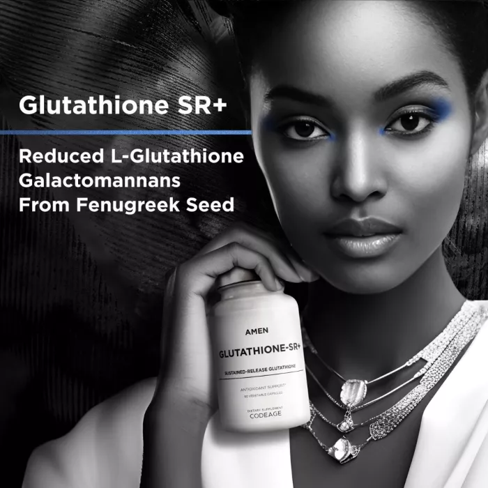 Codeage Amen Glutathione Sustained Release, Glutation 250 Mg Cu Eliberare Prelungita, 60 Cps Codeage Amen Glutathione Sustained Release, Glutation 250 Mg Cu Eliberare Prelungita, 60 Cps