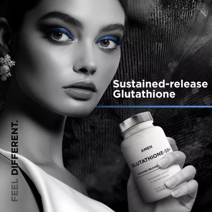 Codeage Amen Glutathione Sustained Release, Glutation 250 Mg Cu Eliberare Prelungita, 60 Cps Codeage Amen Glutathione Sustained Release, Glutation 250 Mg Cu Eliberare Prelungita, 60 Cps