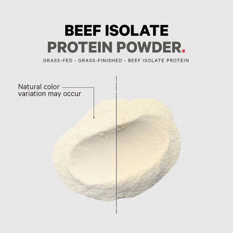 Codeage Beef Isolate Protein, Proteina Izolata Din Vita, Fara Aroma, 750 G