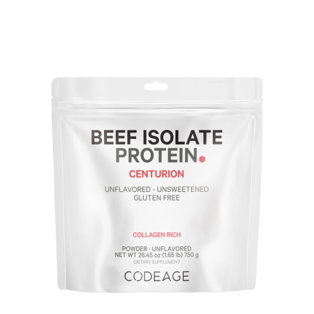 Codeage Beef Isolate Protein, Proteina Izolata Din Vita, Fara Aroma, 750 G
