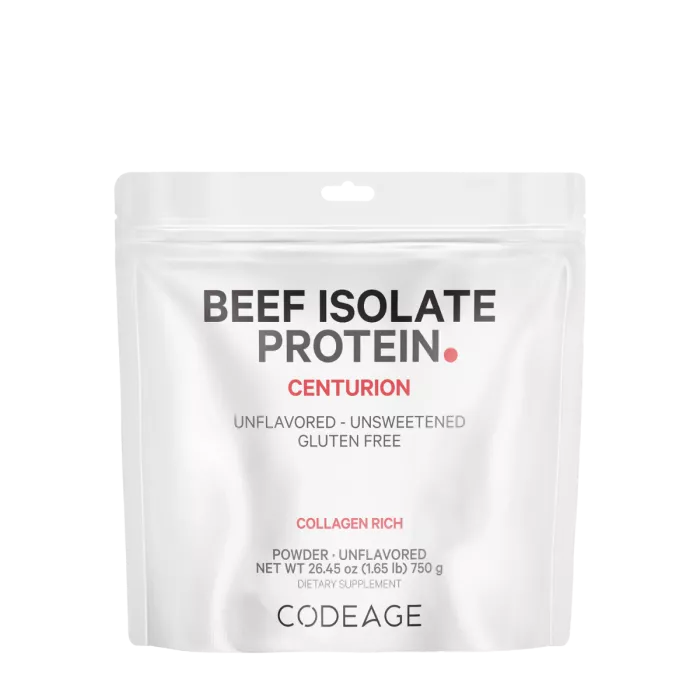 Codeage Beef Isolate Protein, Proteina Izolata Din Vita, Fara Aroma, 750 G Codeage Beef Isolate Protein, Proteina Izolata Din Vita, Fara Aroma, 750 G