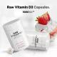 Codeage Raw Vitamin D3, Vitamina D3 (5000 Iu) Naturala Din Saccharomyces Cerevisiae, 60 Cps Codeage Raw Vitamin D3, Vitamina D3 (5000 Iu) Naturala Din Saccharomyces Cerevisiae, 60 Cps