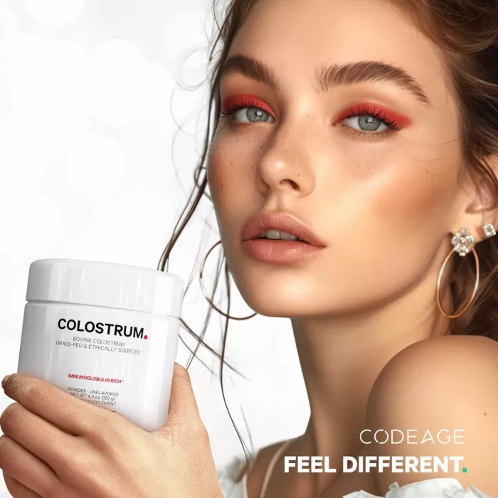 Codeage Bovine Colostrum Powder Unflavored Immunoglobulin Rich, Colostru Bovin Cu Imunoglobuline Pentru Imunitate Si Digestie Fara Aroma, 120g Codeage Bovine Colostrum Powder Unflavored Immunoglobulin Rich, Colostru Bovin Cu Imunoglobuline Pentru Imunitate Si Digestie Fara Aroma, 120g