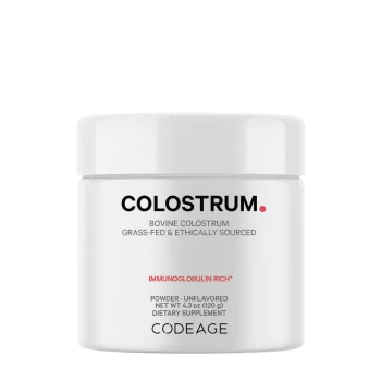 Codeage Bovine Colostrum Powder Unflavored Immunoglobulin Rich, Colostru Bovin Cu Imunoglobuline Pentru Imunitate Si Digestie Fara Aroma, 120g