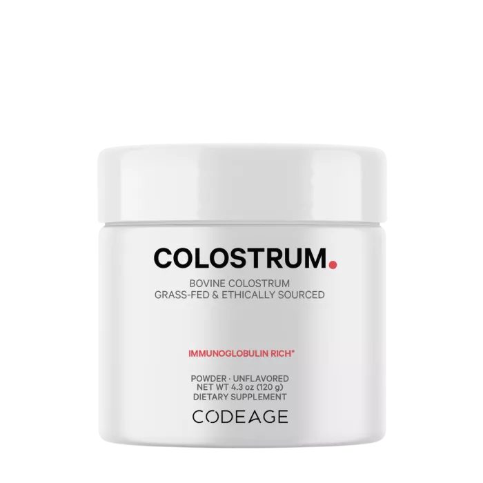 Codeage Bovine Colostrum Powder Unflavored Immunoglobulin Rich, Colostru Bovin Cu Imunoglobuline Pentru Imunitate Si Digestie Fara Aroma, 120g Codeage Bovine Colostrum Powder Unflavored Immunoglobulin Rich, Colostru Bovin Cu Imunoglobuline Pentru Imunitate Si Digestie Fara Aroma, 120g