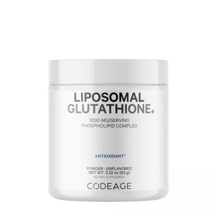 Codeage Liposomal Glutathione, Glutation Lipozomal Pudra 1000 Mg, 63g Codeage Liposomal Glutathione, Glutation Lipozomal Pudra 1000 Mg, 63g