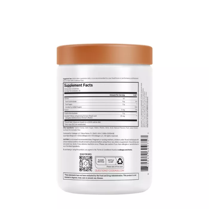Codeage Creatine Gummies 5g, Jeleuri Delicioase Cu Creatina Pentru Energie Si Performanta Musculara, Cu Aroma De Fructe De Padure, 120 Jeleuri Codeage Creatine Gummies 5g, Jeleuri Delicioase Cu Creatina Pentru Energie Si Performanta Musculara, Cu Aroma De Fructe De Padure, 120 Jeleuri
