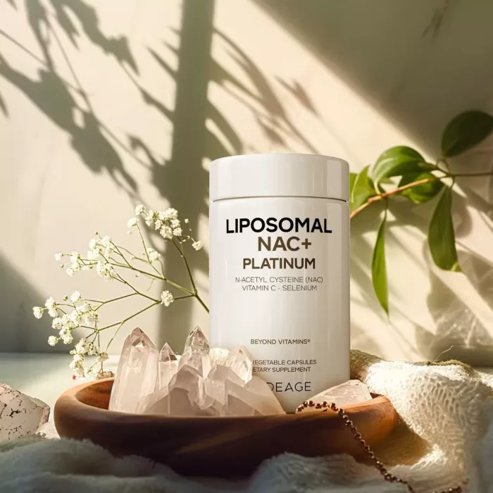 Codeage Liposomal Nac+ Platinum, Suport Avansat Pentru Detoxifiere Si Imunitate, 120 Cps