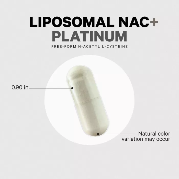 Codeage Liposomal Nac+ Platinum, Suport Avansat Pentru Detoxifiere Si Imunitate, 120 Cps