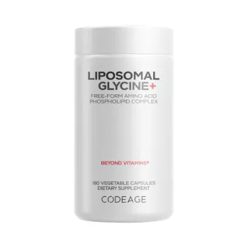 Codeage Liposomal Glycine+, Glicina Lipozomala Pentru Somn, Regenerare Si Sanatate Cognitiva, 180 Cps