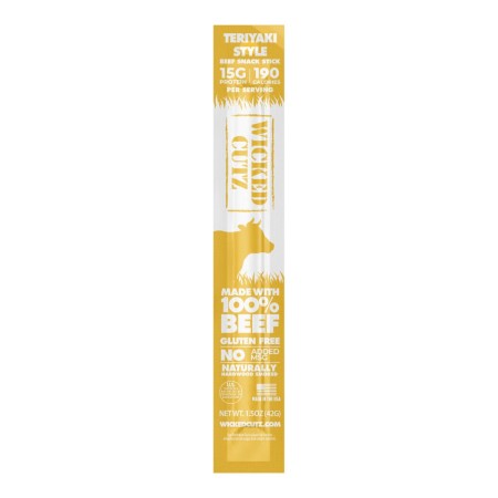 Wicked Cutz Beef Stick Batoane Cu Vita Cu Aroma De Teriyaki, 42 G