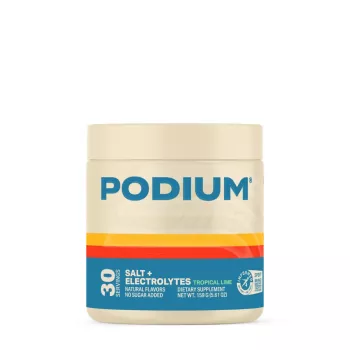 Podium Salt + Electrolytes, Hidratare Avansata Si Refacere Musculara, Aroma Tropical Lime, 159 G