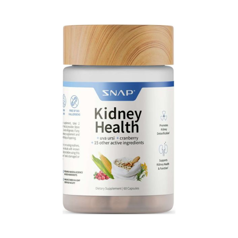 Snap Supplements, Kidney Health, Formula Avansata Pentru Sustinerea Functiei Renale, 60 Cps