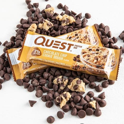 Quest Protein Bar, Baton Proteic, Cu Aroma De Fulgi De Ciocolata, 60g