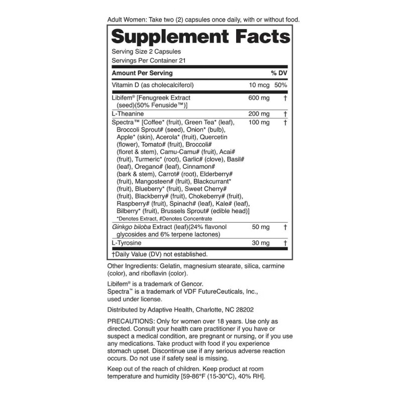 Nugenix Libido: Women's Sexual Vitality Booster, Formula Pentru Sustinerea Vitalitatii Sexuale Feminine, 60 Tb