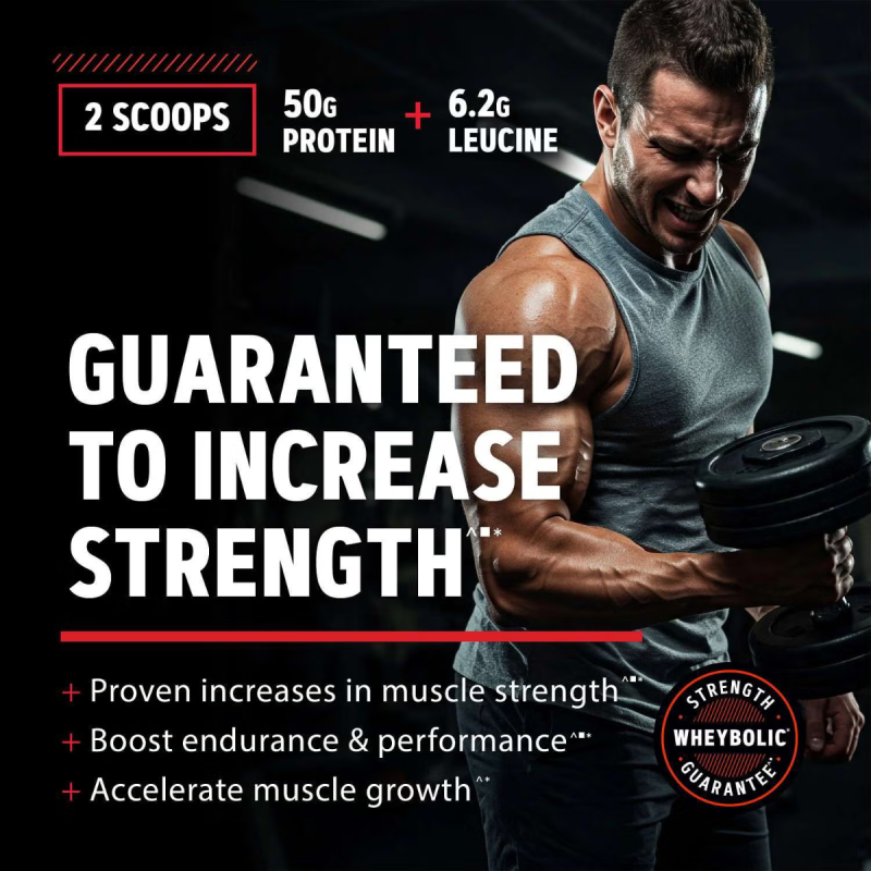 Gnc Amp New Wheybolic Alpha, Proteina Din Zer, Studiata Clinic, Cu Aroma De Capsuni Si Frica, 915,2 G
