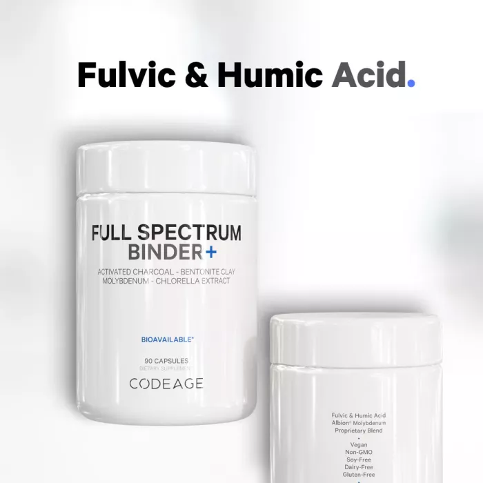Codeage Universal Binder + Full Spectrum, Formula Pentru Eliminarea Toxinelor Si Sustinerea Microbiomului, 90 Cps Codeage Universal Binder + Full Spectrum, Formula Pentru Eliminarea Toxinelor Si Sustinerea Microbiomului, 90 Cps