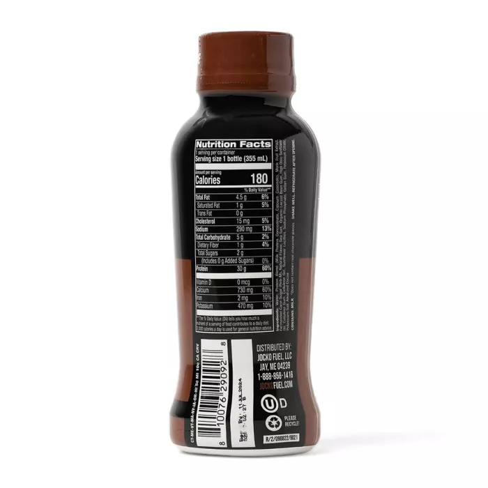 Jocko Molk Protein Shake With Chocolate Flavor, Shake Proteic Cu Aroma Ciocolata, 355 Ml
