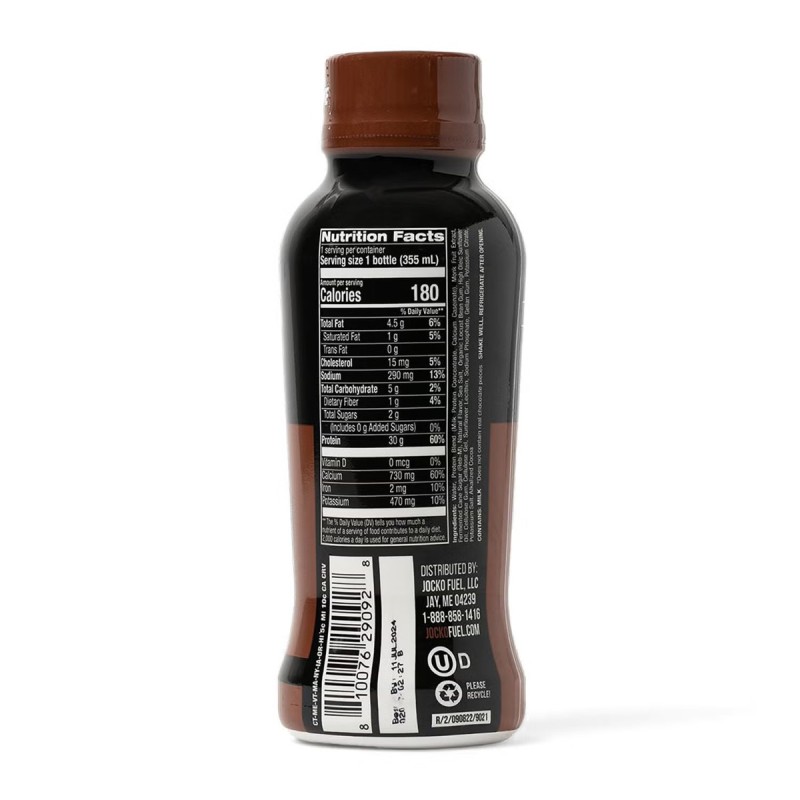 Jocko Molk Protein Shake With Chocolate Flavor, Shake Proteic Cu Aroma Ciocolata, 355 Ml