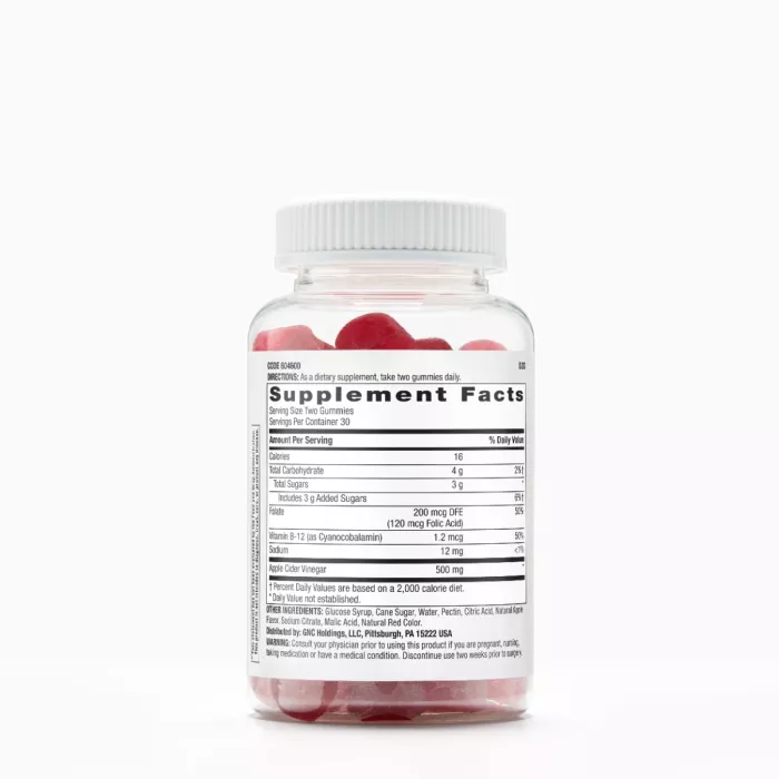 Gnc Superfoods Apple Cider Vinegar, Otet Din Cidru De Mere, 60 Jeleuri Gnc Superfoods Apple Cider Vinegar, Otet Din Cidru De Mere, 60 Jeleuri