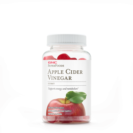 Gnc Superfoods Apple Cider Vinegar, Otet Din Cidru De Mere, 60 Jeleuri