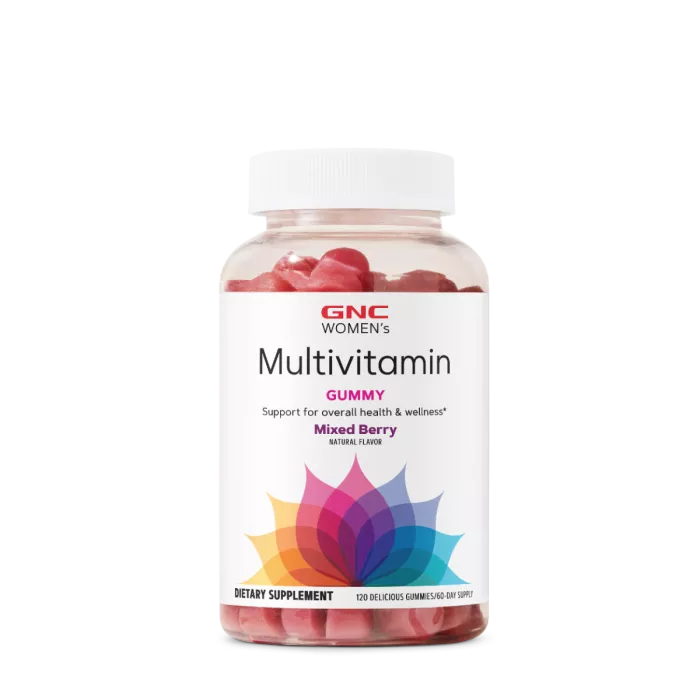 Gnc Women's Complex De Multivitamine Pentru Femei Cu Aroma De Fructe De Padure , 120 Jeleuri Gumate Gnc Women's Complex De Multivitamine Pentru Femei Cu Aroma De Fructe De Padure , 120 Jeleuri Gumate