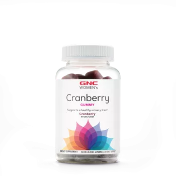 Gnc Women’s Cranberry Gummies, Jeleuri Cu Extract Din Merisor Cu Aroma Naturala, 60 Jeleuri
