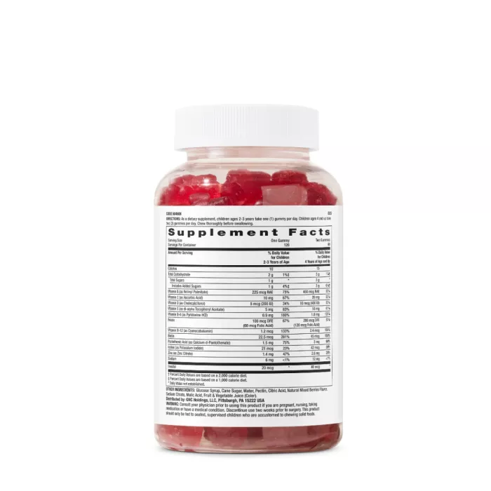 Gnc Milestones Kids Multivitamin Gummy, Multivitamine Pentru Copii 2-12 Ani Cu Aroma De Fructe De Padure, 120 Jeleuri Gnc Milestones Kids Multivitamin Gummy, Multivitamine Pentru Copii 2-12 Ani Cu Aroma De Fructe De Padure, 120 Jeleuri