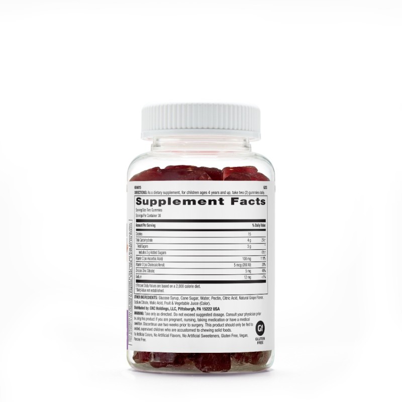 Milestones formula pentru copii cu aroma de struguri (60 jeleuri), GNC Live Well